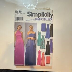 Vintage Simplicity Pattern 5586 - Uncut